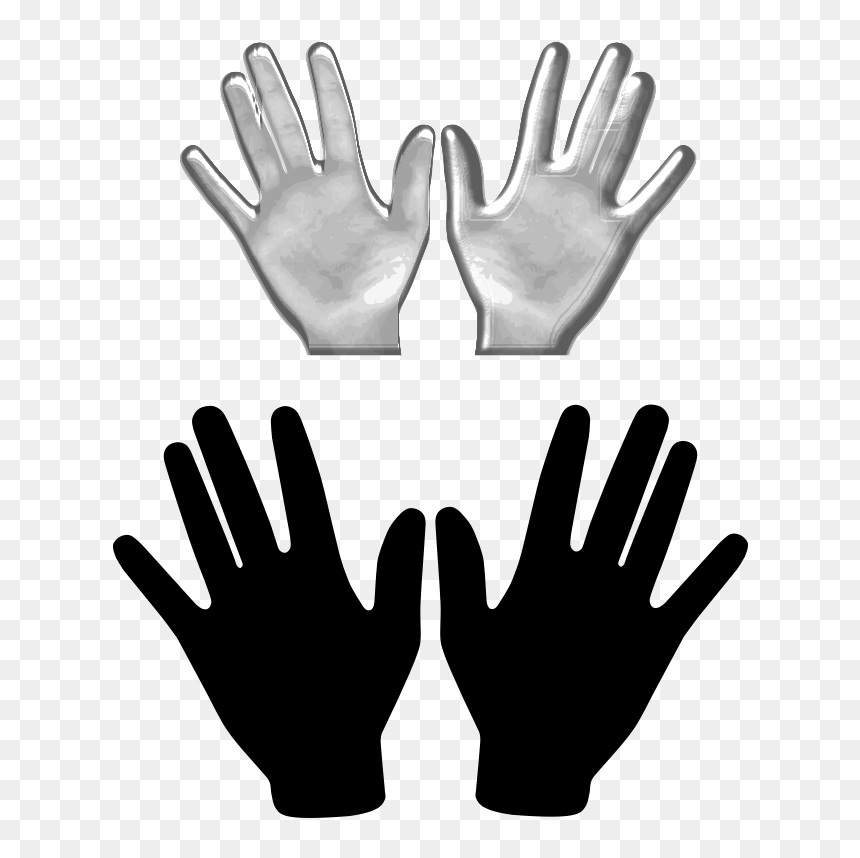 Hands - Two Hands Clip Art, HD Png Download - open hand png