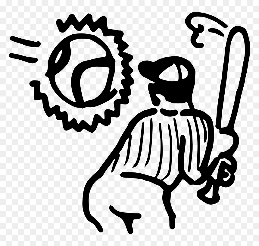 Baseball Doodle, HD Png Download - doodle png
