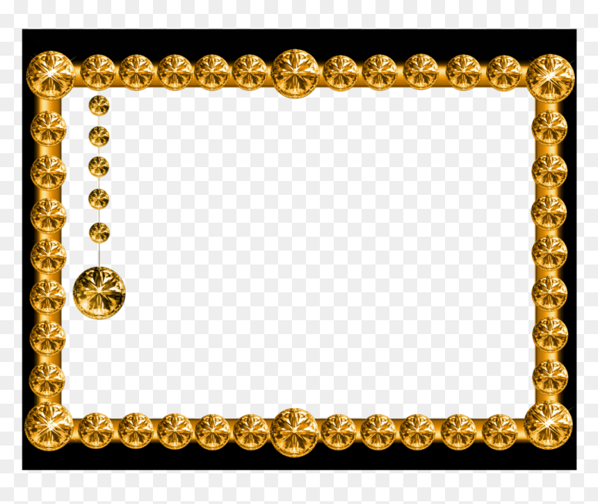 Png Gold Frame - Gold Frame Design Png, Transparent Png - golden frame png