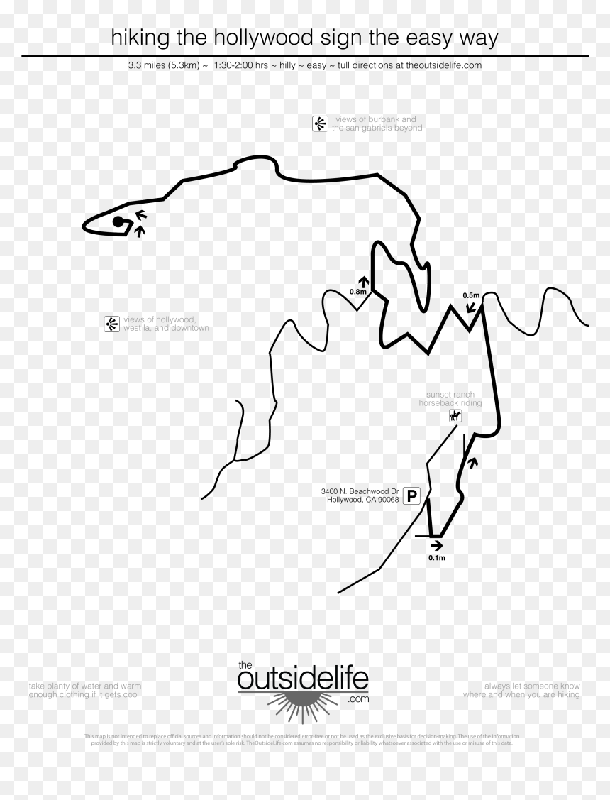 Diagram, HD Png Download - hollywood sign png