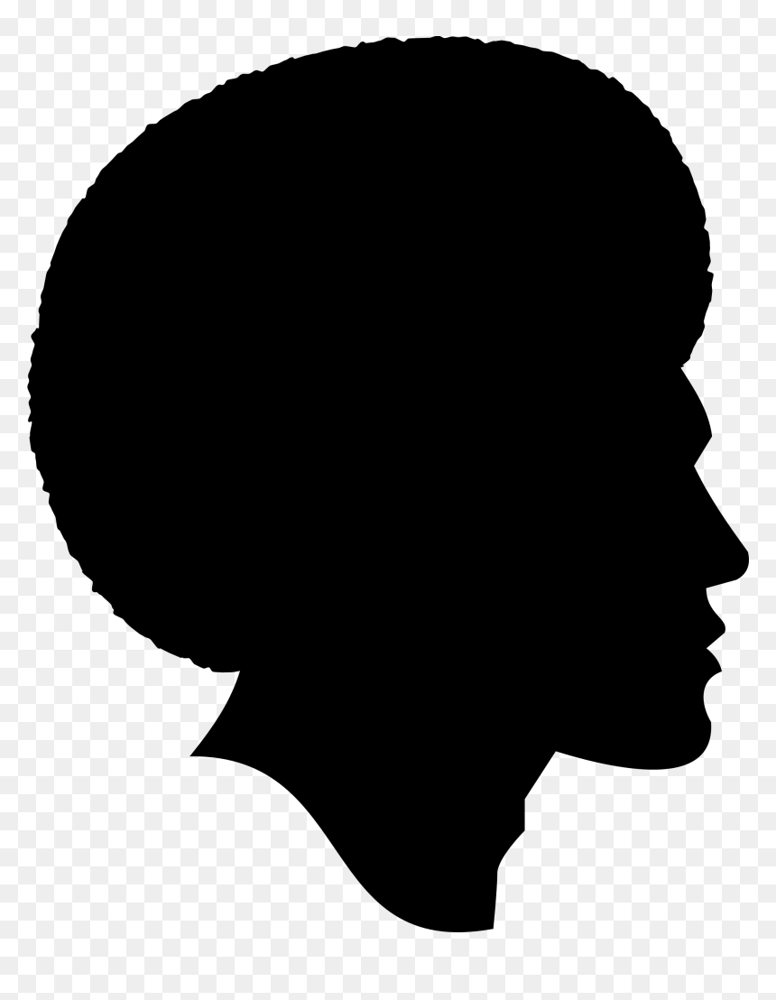 Black Silhouette Male Clip Art - Black Woman Silhouette Png, Transparent Png - black man png