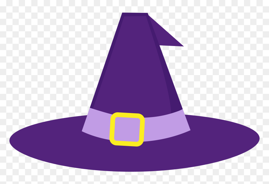Halloween Candy Corn Art Purple - Wizard Owl, HD Png Download - witch hat png
