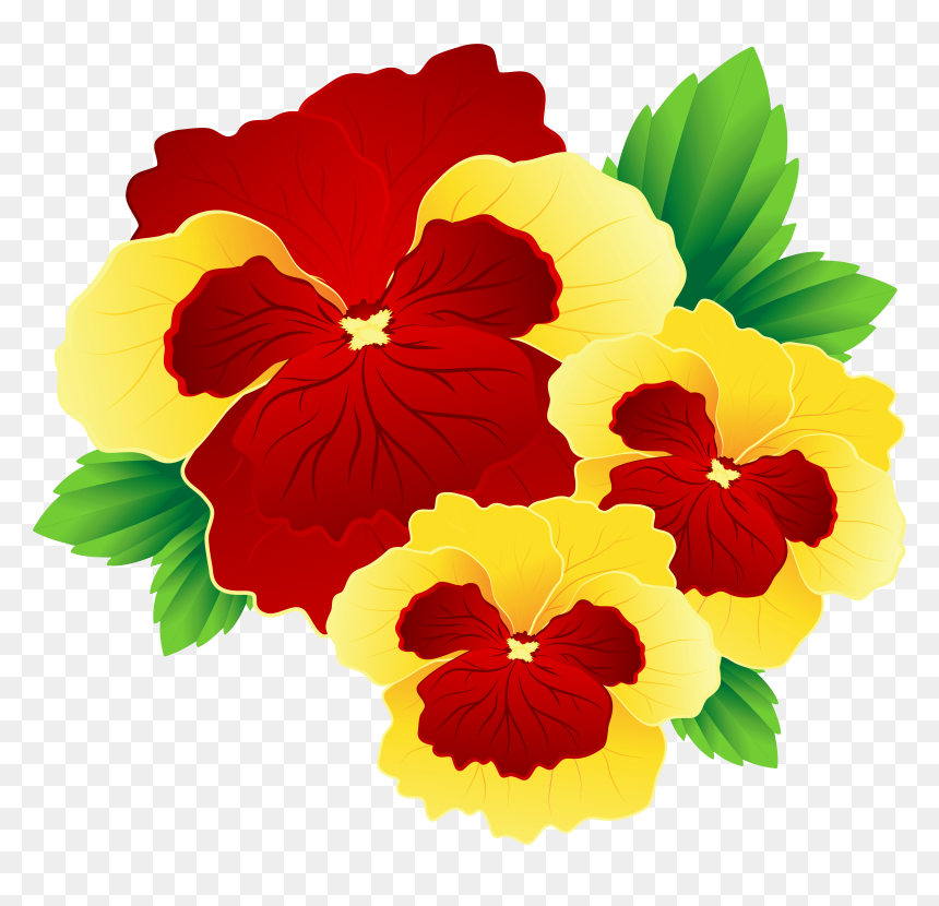 Red And Yellow Flowers Png , Png Download - March 8 Womens Day, Transparent Png - yellow flowers png