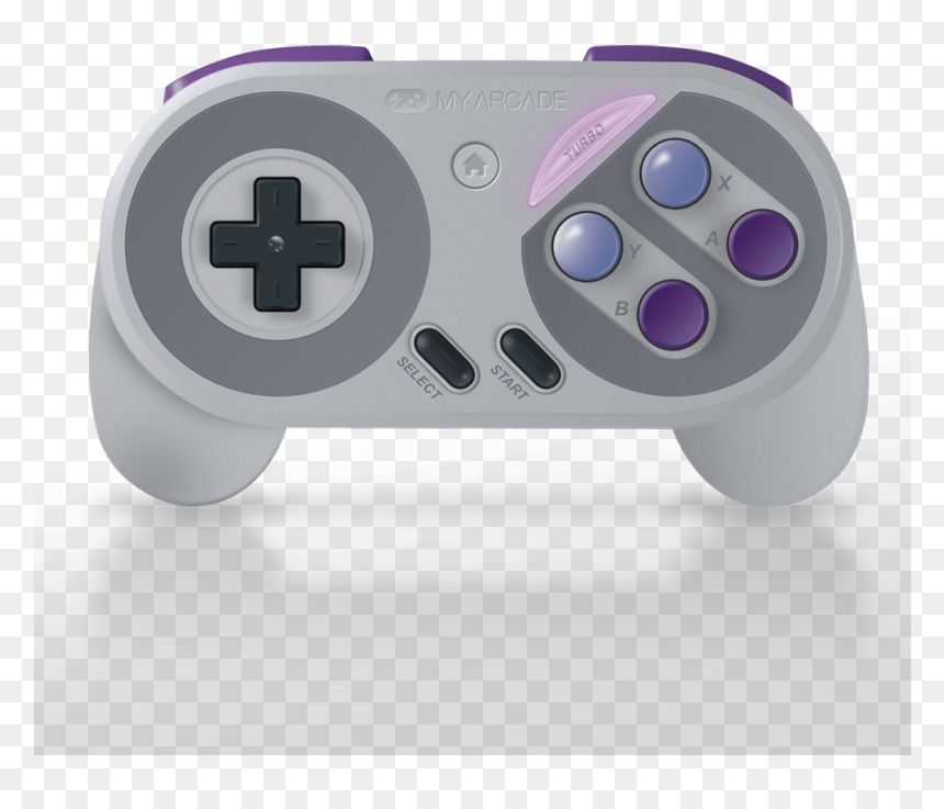 Snes Super Gamepad , Png Download - Control Inalambrico Super Nintendo, Transparent Png - snes png