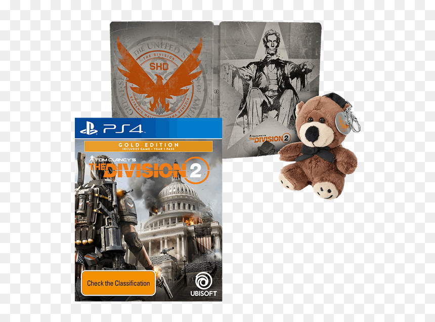 Tom Clancy"s The Division 2 Lincoln Steelbook Edition - Us Capitol Grounds, HD Png Download - the division png