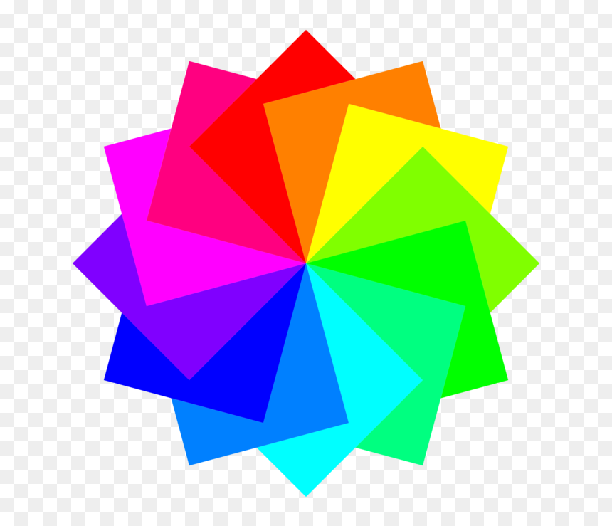 Rainbow Rose Petal Flower Clip Art Christmas Computer - Clip Art, HD Png Download - rose petal png