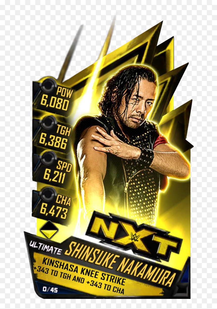 Wrestlemania Supercard Shinsukenakamura R10 Summerslam - Wwe Supercard Png, Transparent Png - shinsuke nakamura png