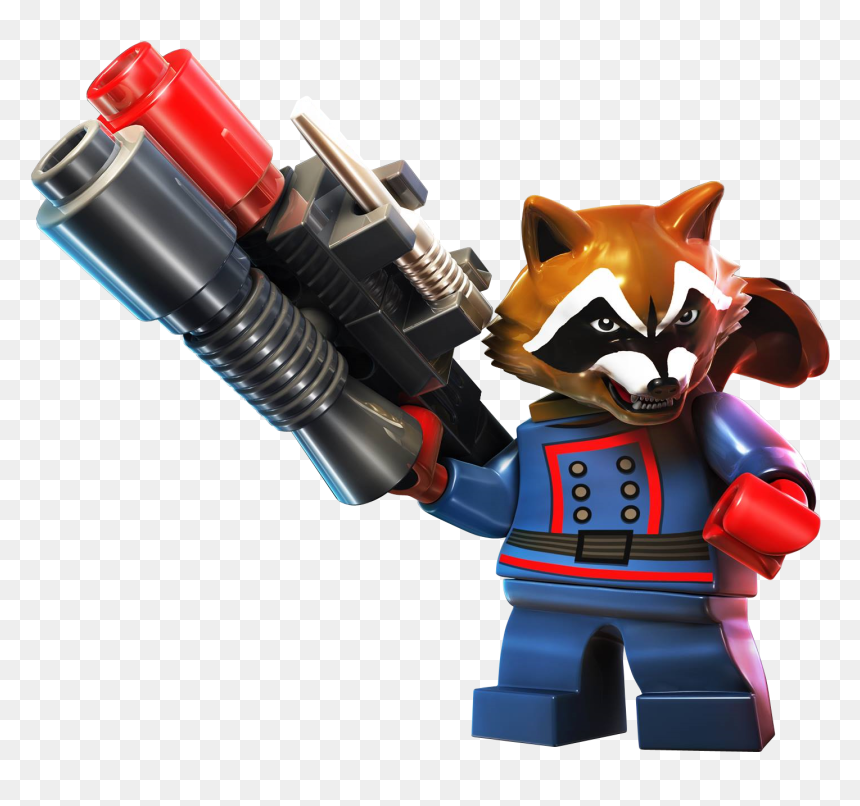 Lego Marvel, HD Png Download - rocket raccoon png