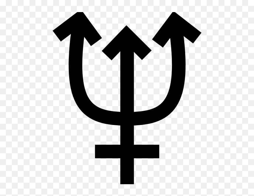 Computer Network Symbols - Neptun Symbol, HD Png Download - communist symbol png