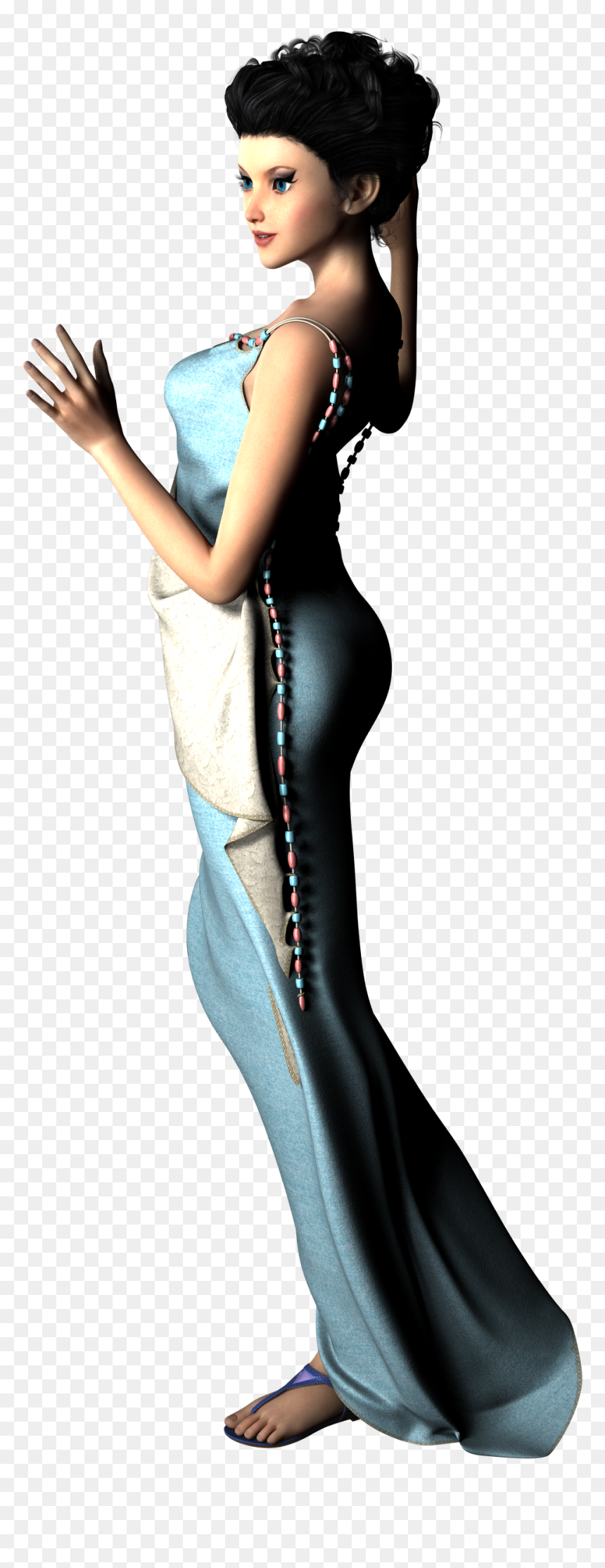 3d Computer Graphics, HD Png Download - woman standing png