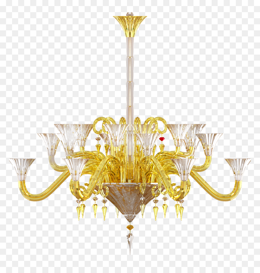 Gold Chandelier L - Building Information Modeling, HD Png Download - chandelier png