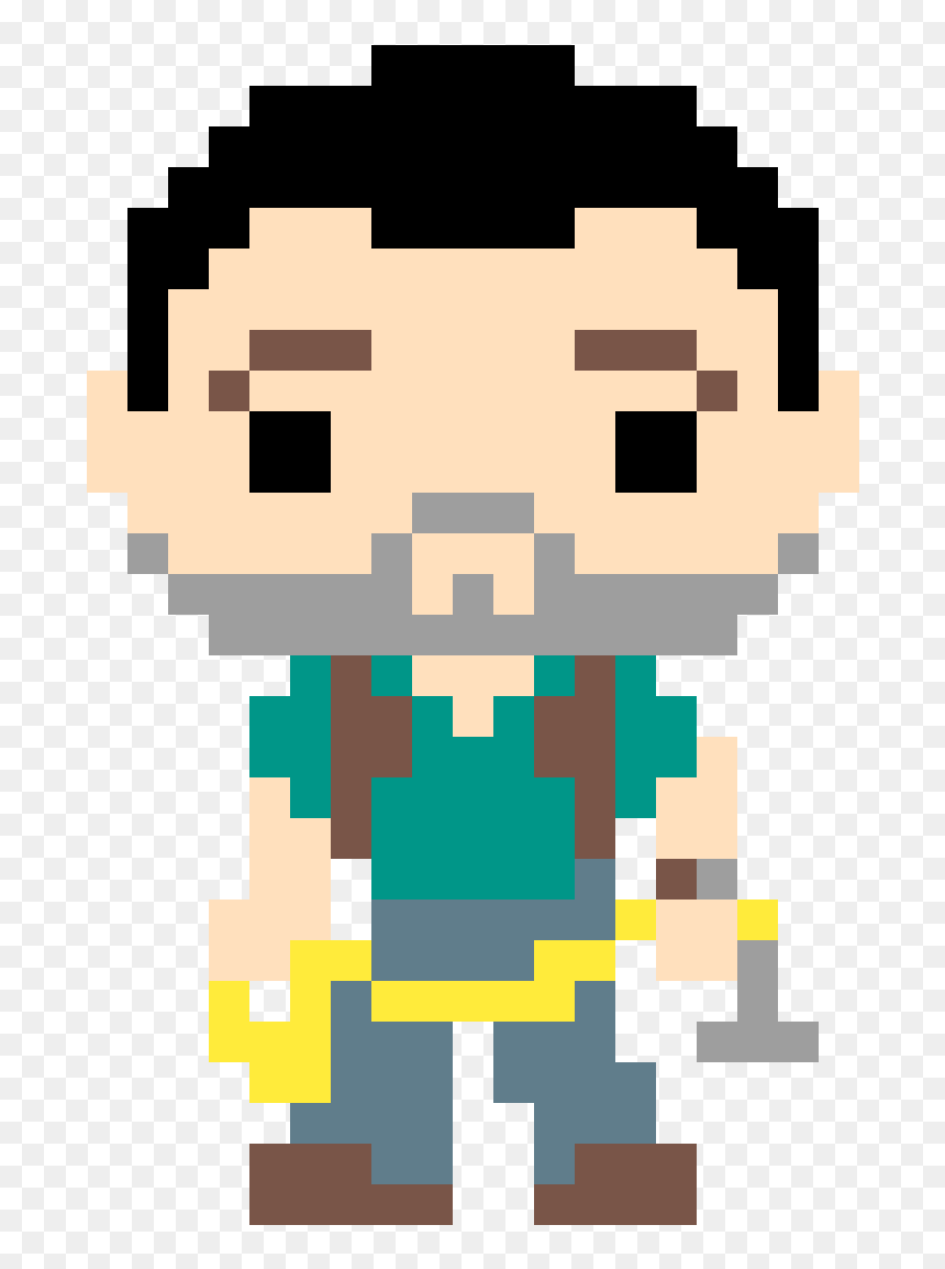Nathan Drake Pizel , Png Download - Deadpool Symbol Pixel Art, Transparent Png - nathan drake png