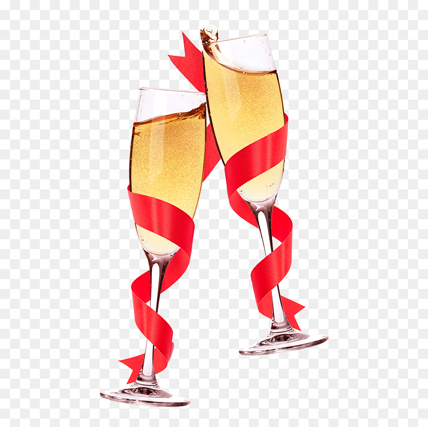 Champagne Stemware, HD Png Download - champagne glasses png