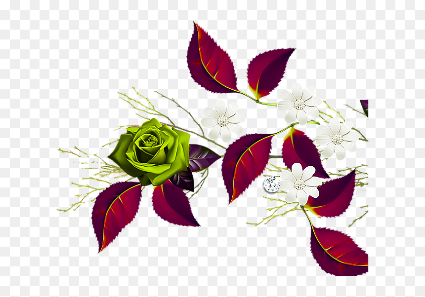 Red Rose Border Png 1 Copy - Rose, Transparent Png - red roses png