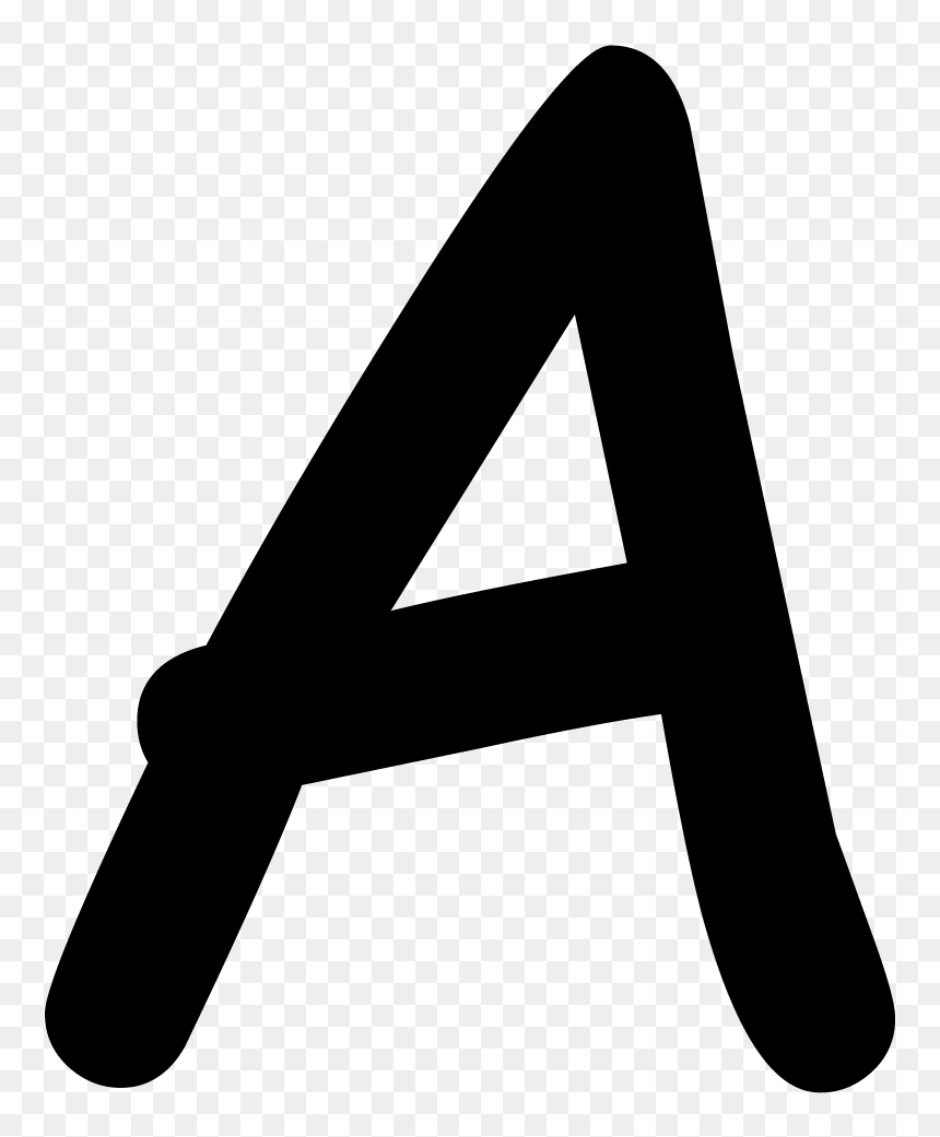 Letter A Png - Example Of Funny Onomatopoeia, Transparent Png - a+ png