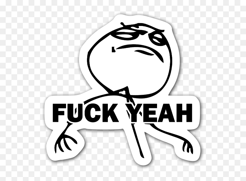Memes Fuck Yeah Sticker - Sukiya Génova, HD Png Download - memes png