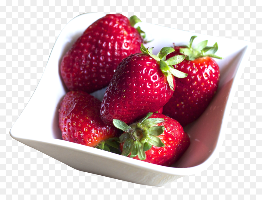 Strawberries - Bowl Of Strawberries Png, Transparent Png - strawberries png