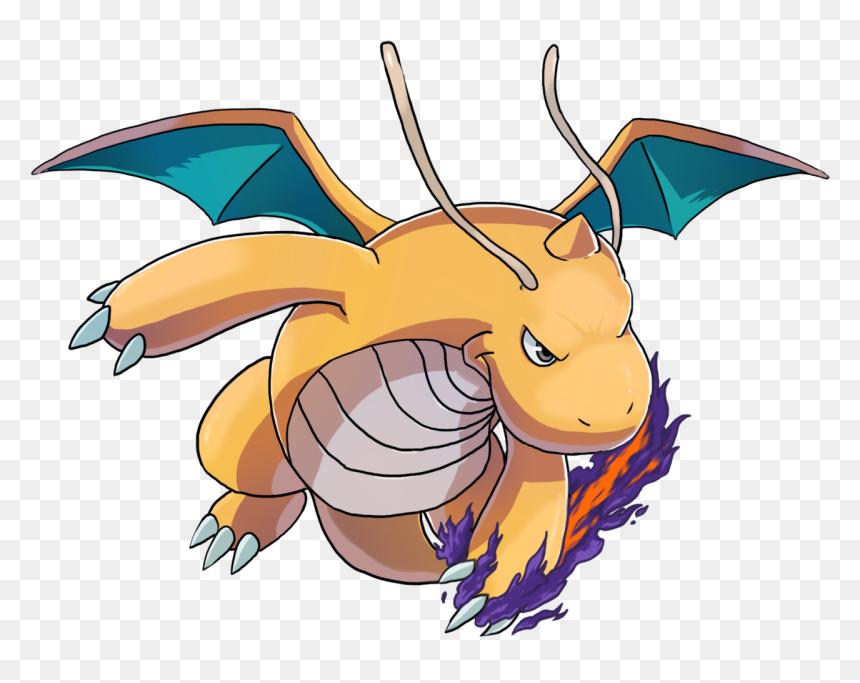 Baby Dragonite Png Clipart Black And White Library - Dragonite Dragon Claw, Transparent Png - dragonite png