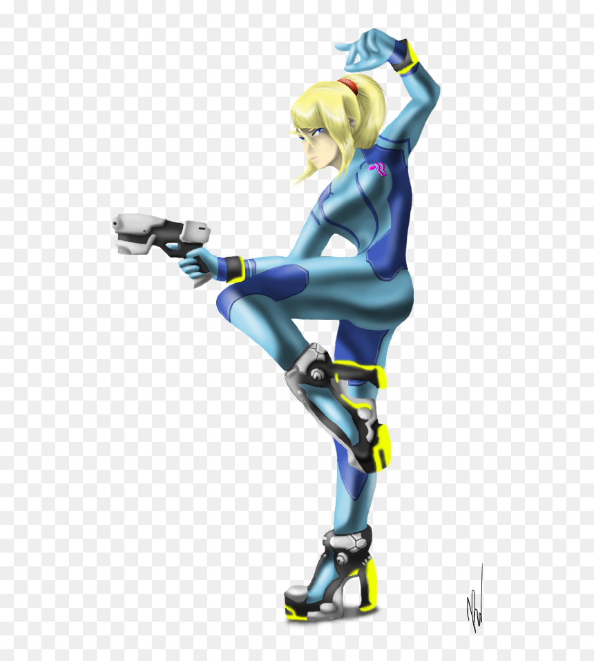 Zero-suit Samus By Emilykiwi - Zero Suit Samus Png, Transparent Png - samus png