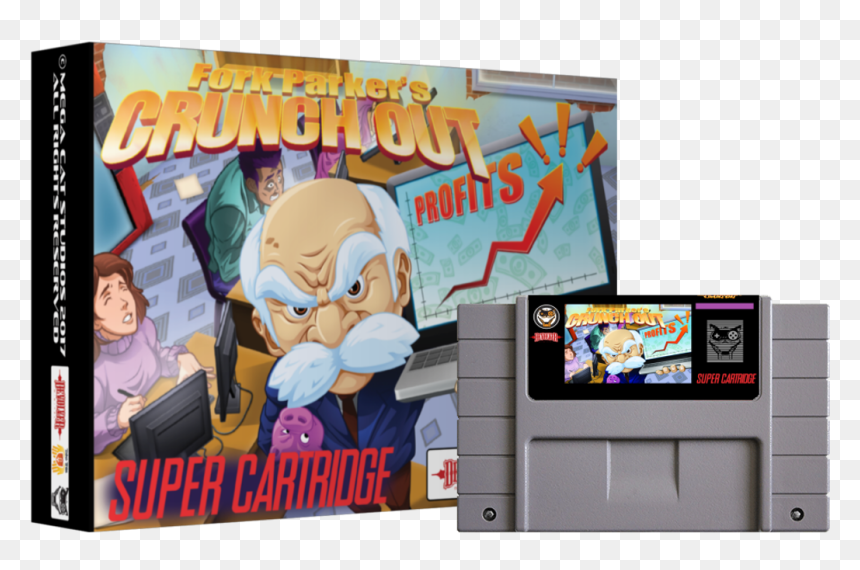 Fork Parker's Crunch Out, HD Png Download - snes png