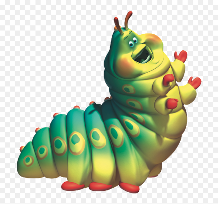 Transparent Caterpillar Png - Heimlich Bugs Life Caterpillar, Png Download - caterpillar png