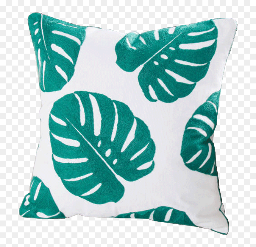 Cushion, HD Png Download - tropical leaf png