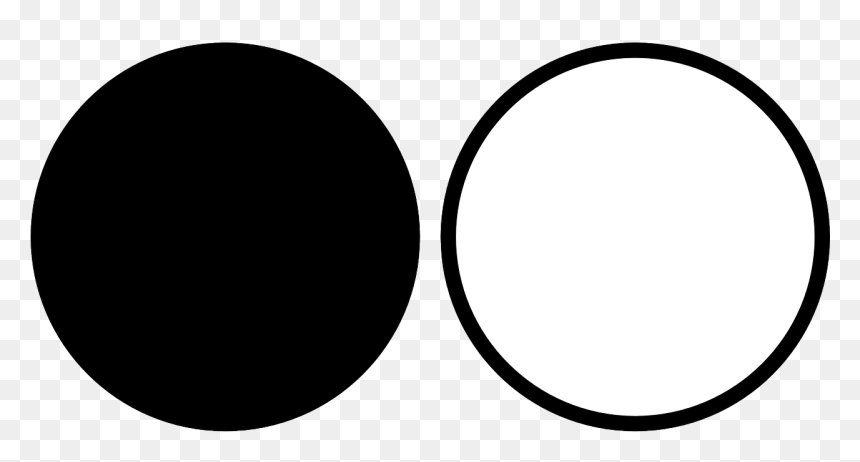 Circle Clipart Black And White, HD Png Download - circles png