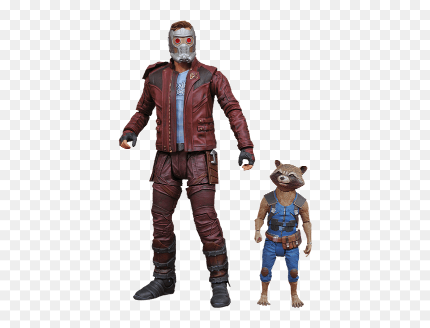 Star Lord Marvel Select, HD Png Download - rocket raccoon png