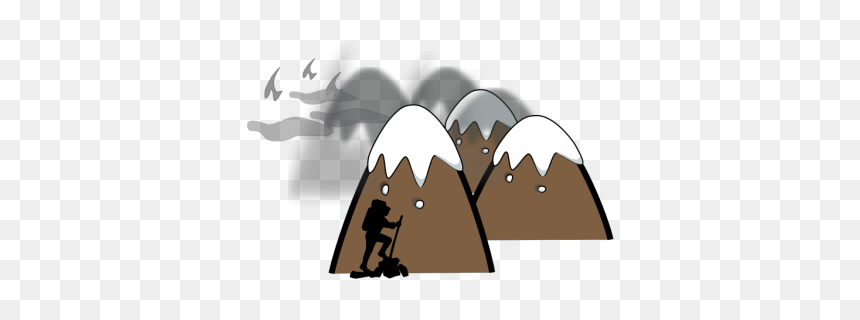 Brown Mountain With Sky And Clouds Png Icons, Transparent Png - cartoon clouds png