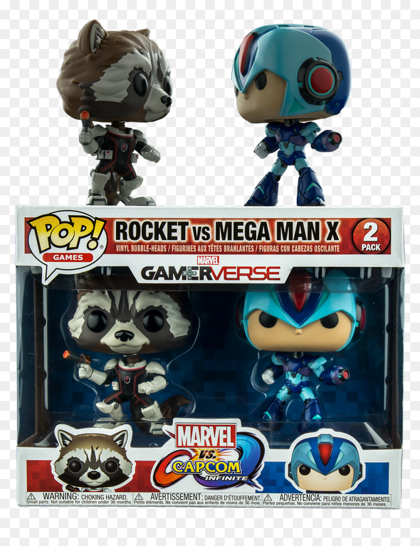Rocket Raccoon Vs Mega Man - Mega Man X Funko Pop, HD Png Download - rocket raccoon png