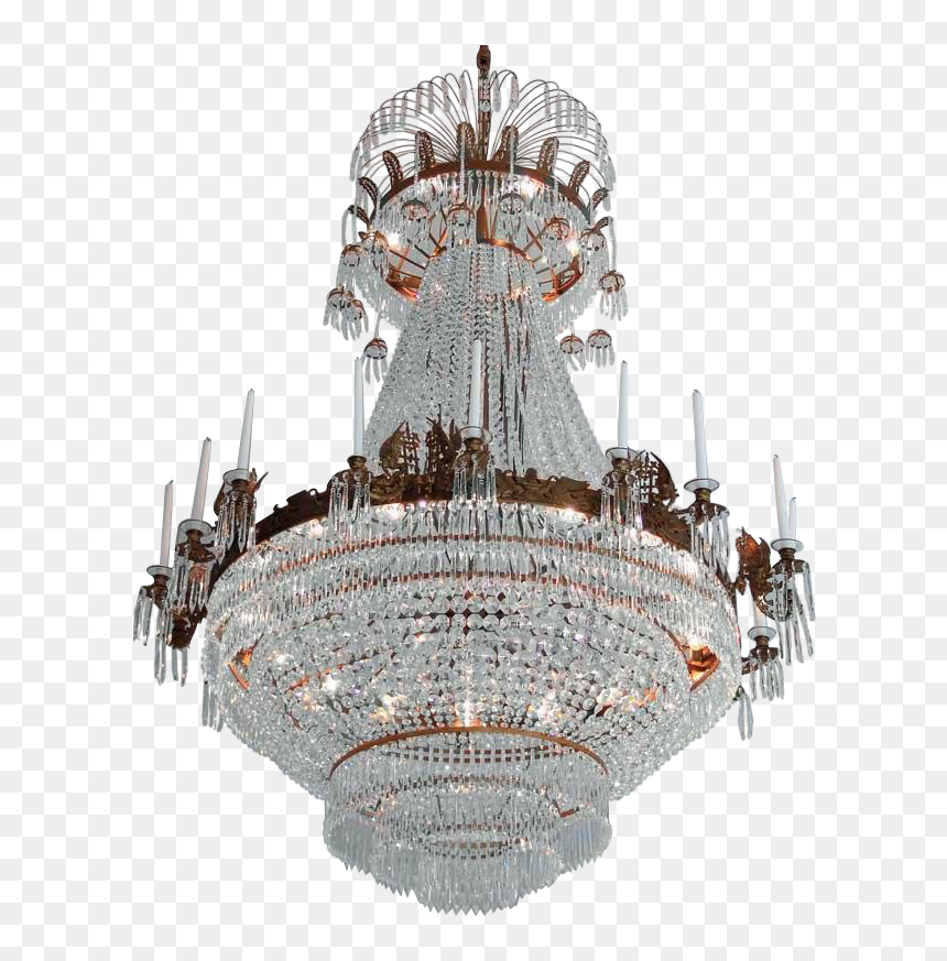 Baroc Big Chandelier Png Transparent, Png Download - chandelier png