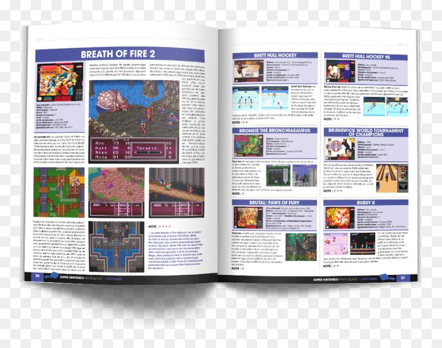 Pages 30 31 - Anthologie Super Nintendo Software, HD Png Download - snes png