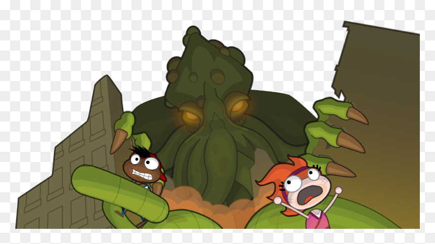 Poptropica Cthulhu, HD Png Download - cthulhu png