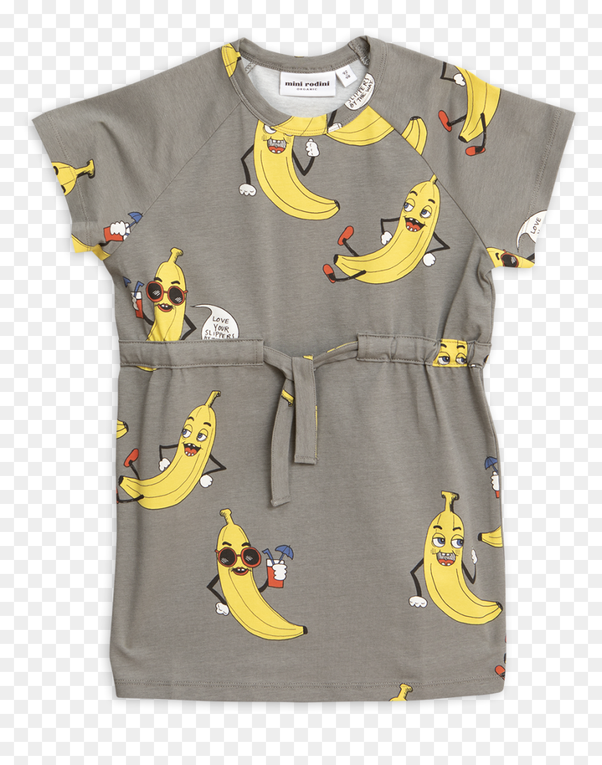 Grey And Yellow Dress Png - Squirrel, Transparent Png - bananas png
