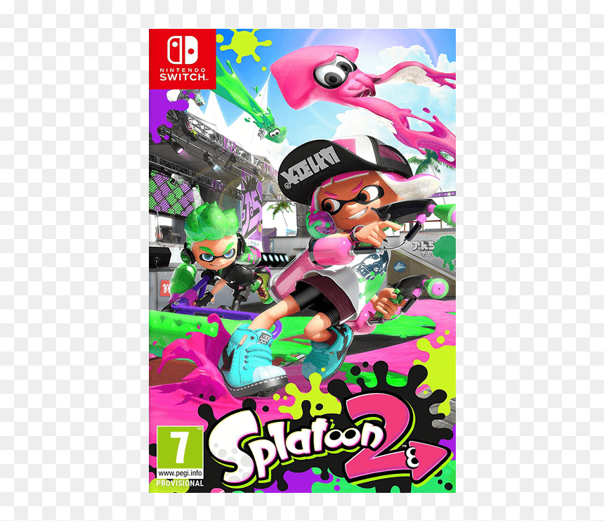 Splatoon 2 European Box Art, HD Png Download - splatoon 2 png