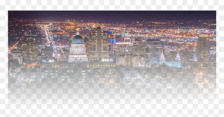 Salt Lake City 1 Background - Cityscape, HD Png Download - cityscape png