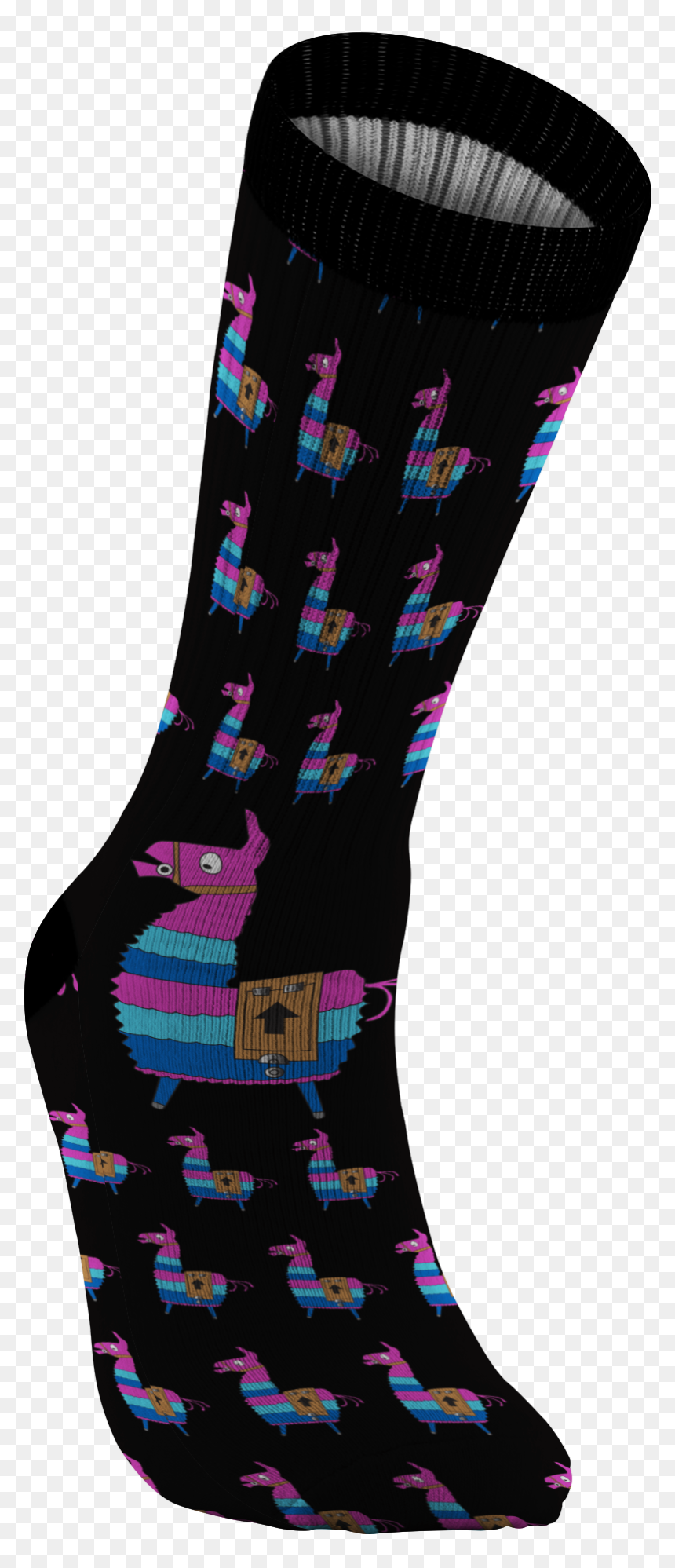 Fortnite Loot Llama Socks - Sock, HD Png Download - fortnite llama png