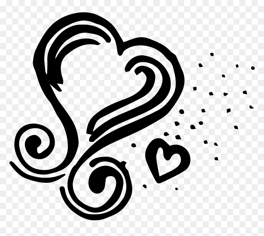 Heart, HD Png Download - hand drawn heart png