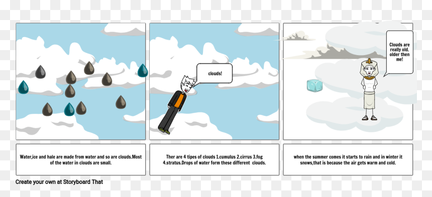 Snow, HD Png Download - cartoon clouds png