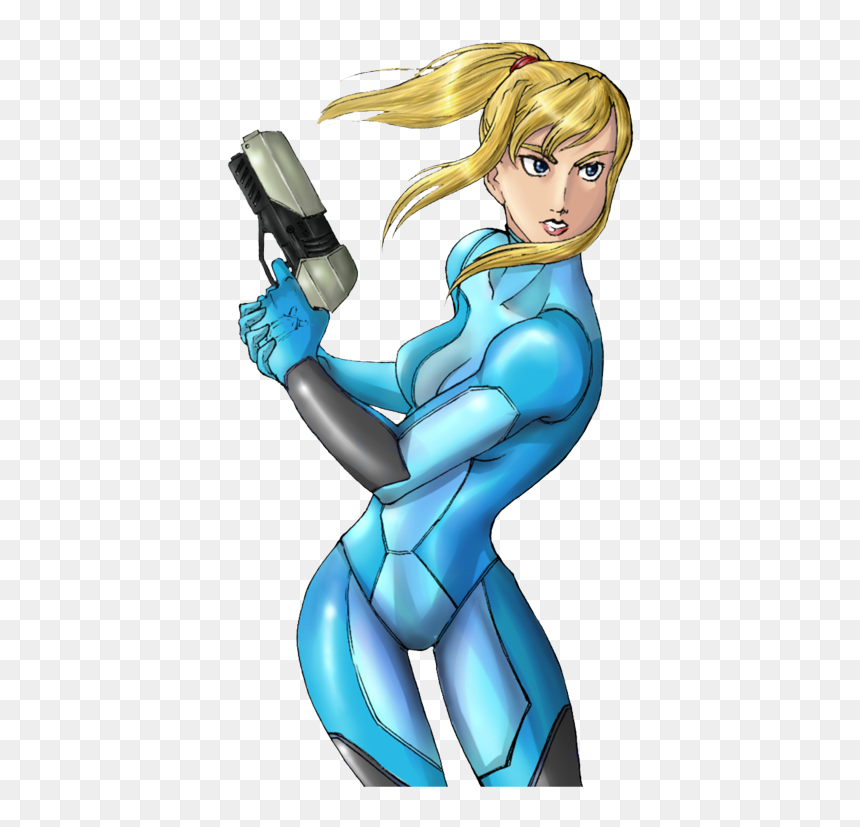 Samus - Samus Zero Suit Png, Transparent Png - samus png