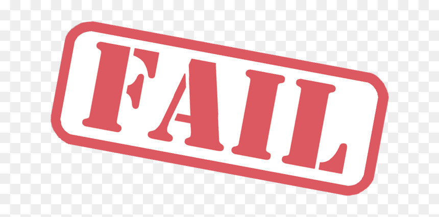 Fail Stamp Free Download Png - Fail Png Transparent, Png Download - fail png