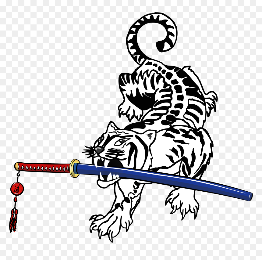 Transparent White Tiger Png - Martial Arts Tiger, Png Download - white tiger png