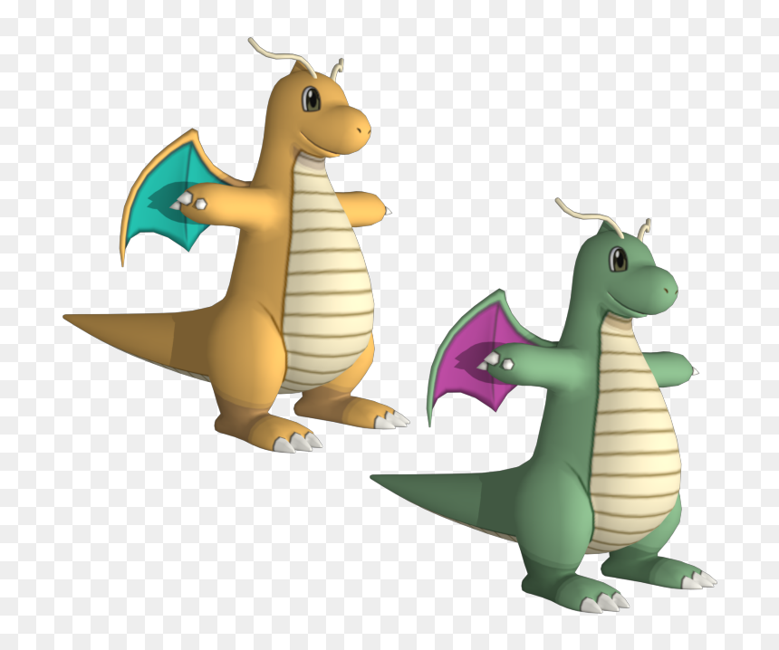 Download Zip Archive - Dragonite 3d Model, HD Png Download - dragonite png