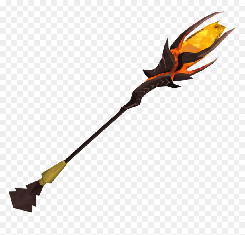 Fire Staff Png, Transparent Png - staff png