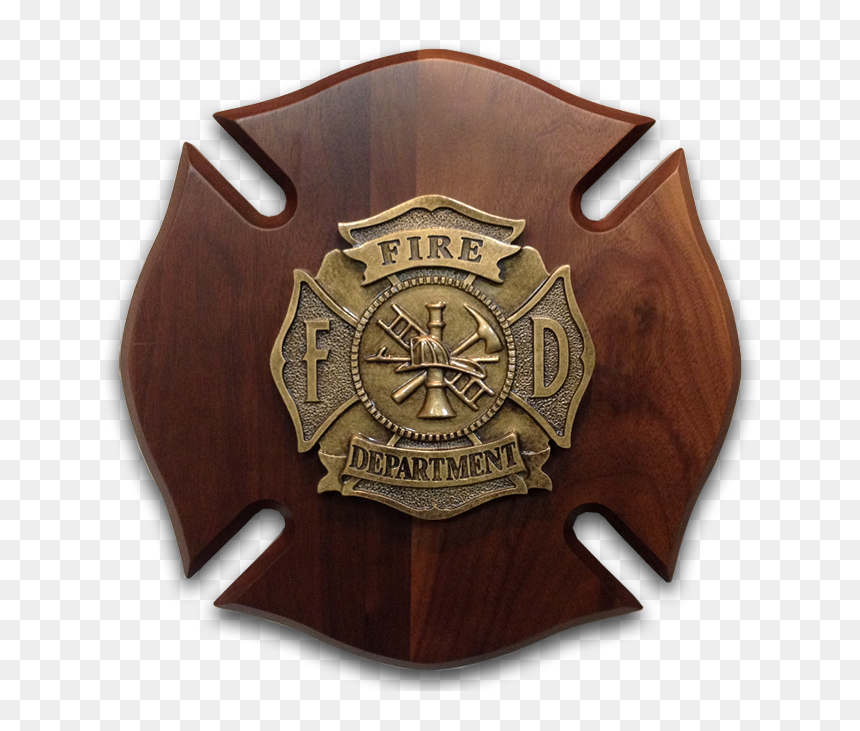 Plaques Come In All Shapes And Sizes, As Well As Materials - Red Firefighter Maltese Cross Blank, HD Png Download - wooden cross png