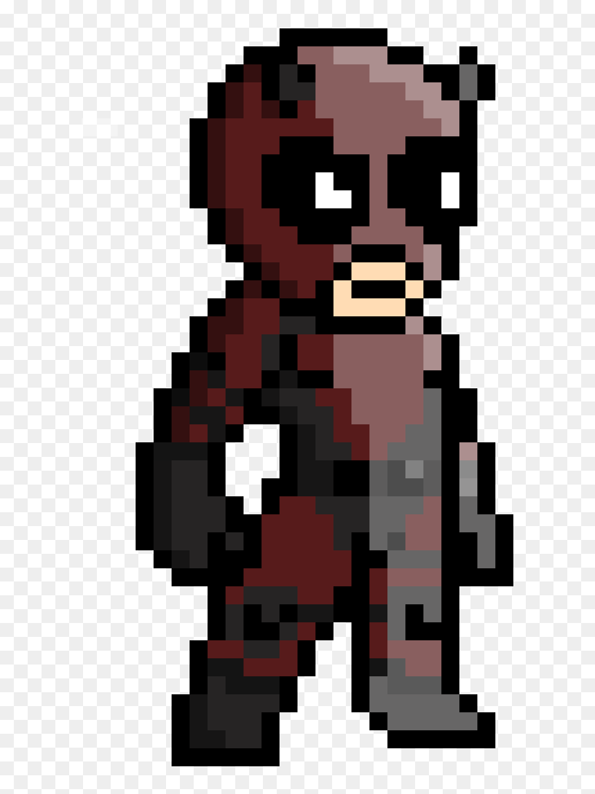 Pixel Art Deadpool , Png Download - Pixel Art Deadpool, Transparent Png - daredevil png