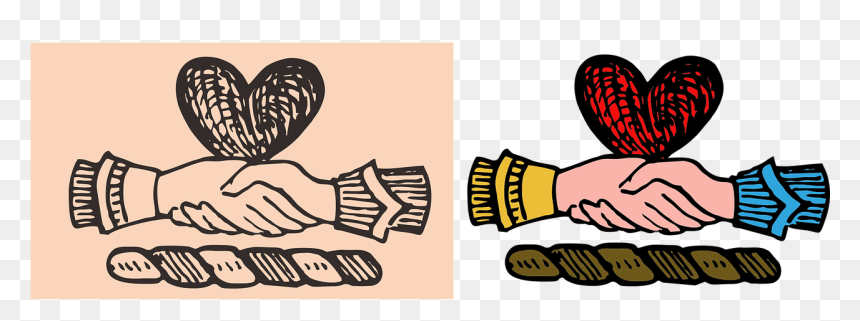 Vintage Illustration Valentines Hand Drawn Free Photo - Illustration, HD Png Download - hand drawn heart png