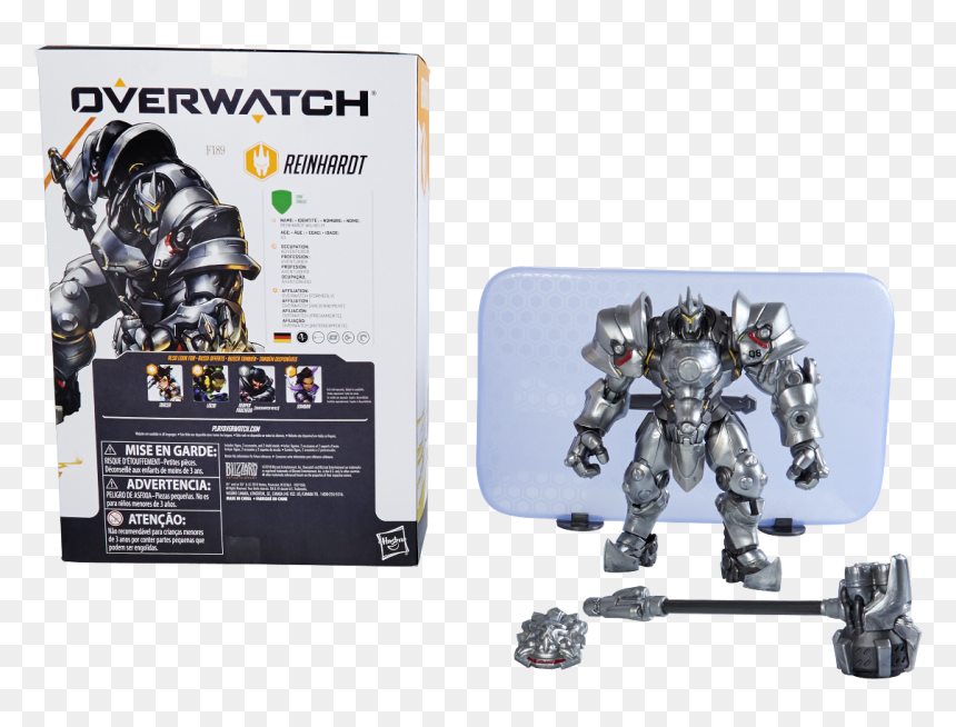 Overwatch Reinhardt Action Figure, HD Png Download - reinhardt png