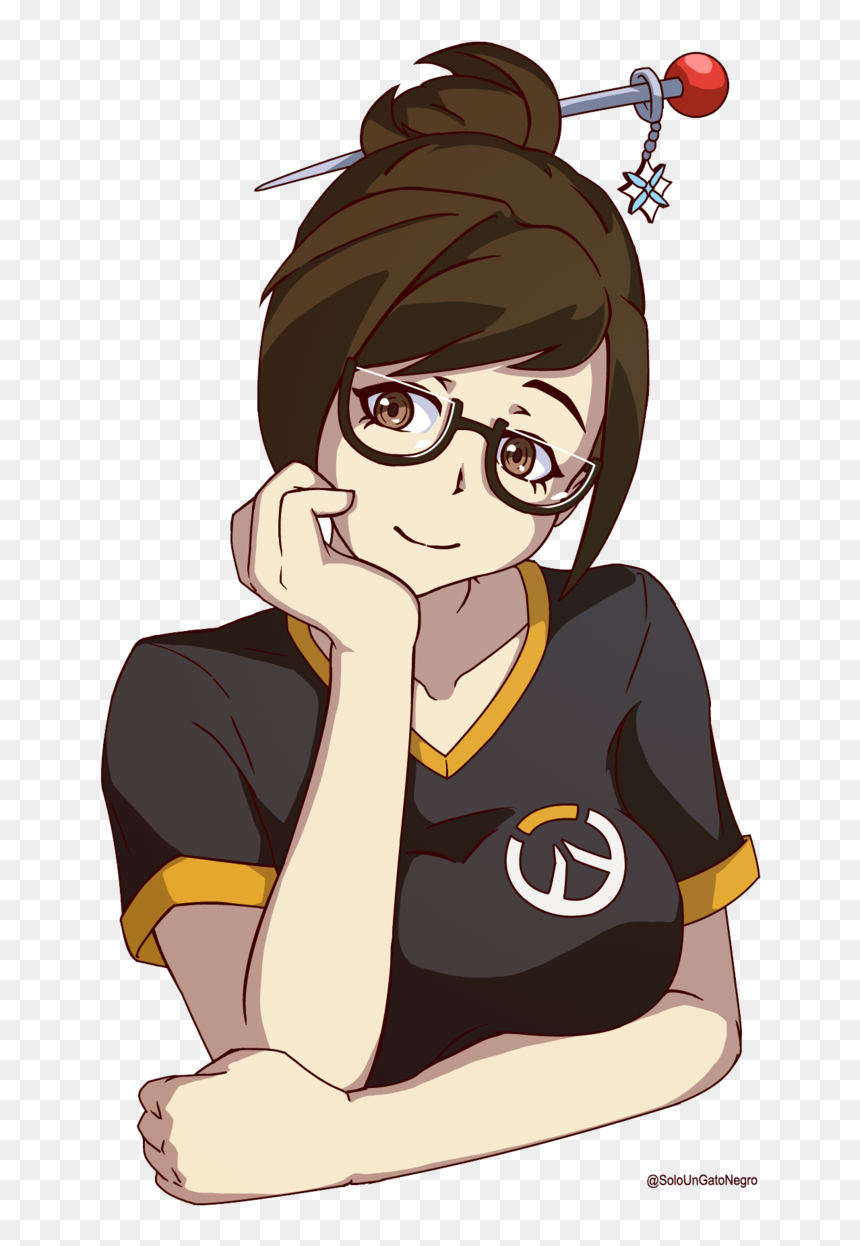 Mei By Soloungatonegro - Bae Overwatch Mei Fanart, HD Png Download - mei png