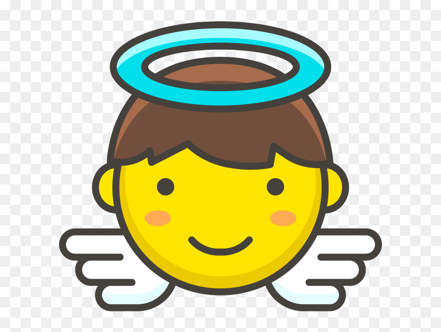 Baby Angel Emoji , Png Download - Portable Network Graphics, Transparent Png - baby emoji png